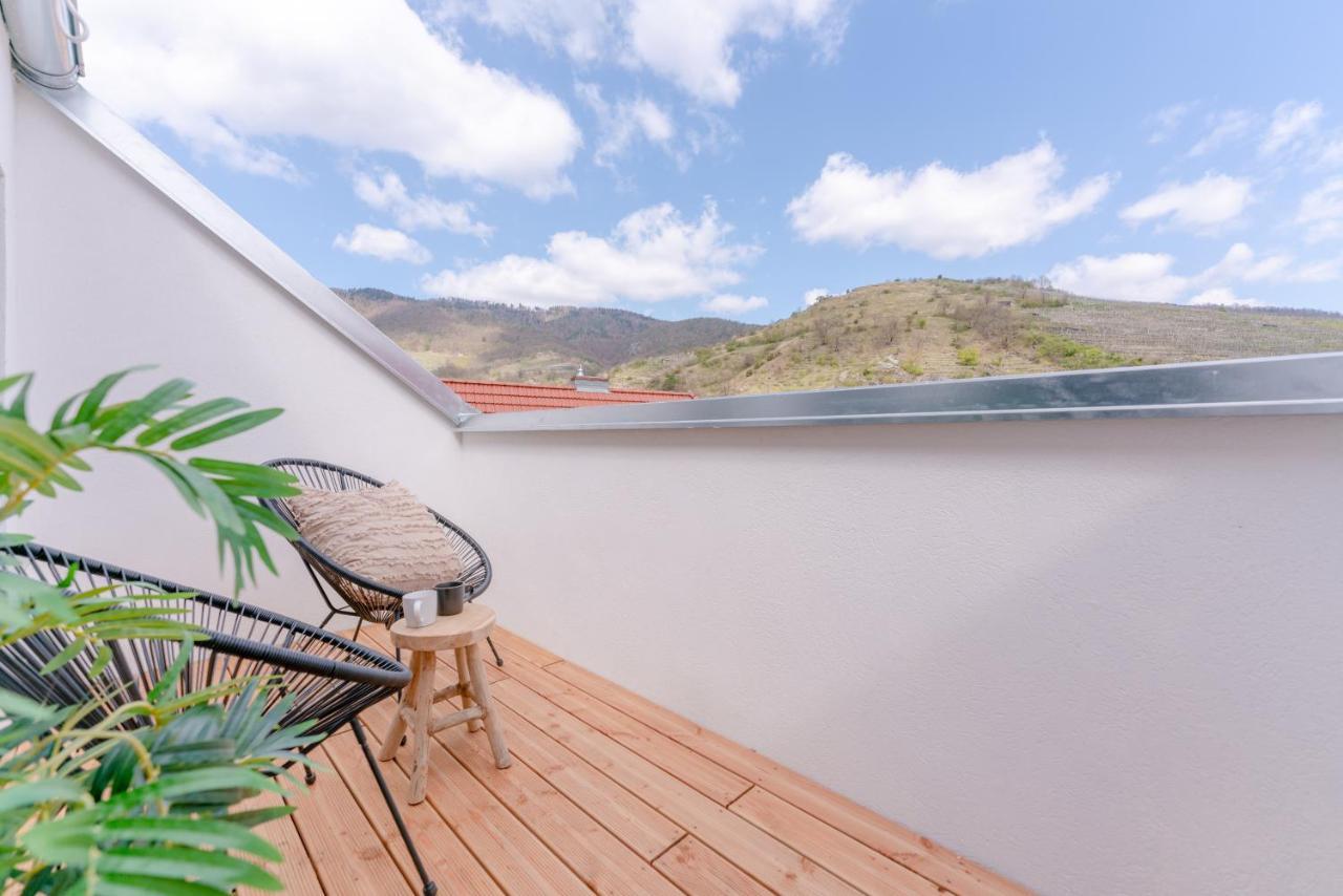 Ferienwohnung Dach.Loft Spitz in der Wachau Spitz an der Donau Exterior foto